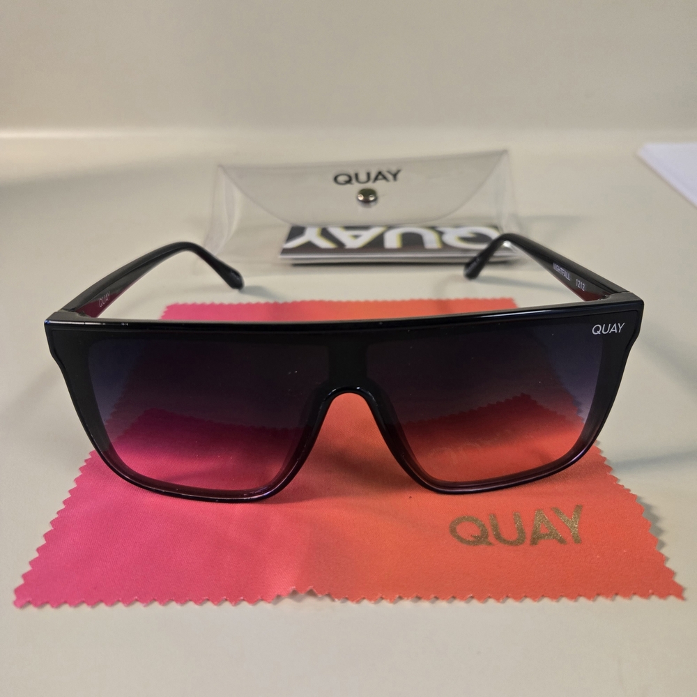 Quay Australia Black Sunglasses with Modern Design